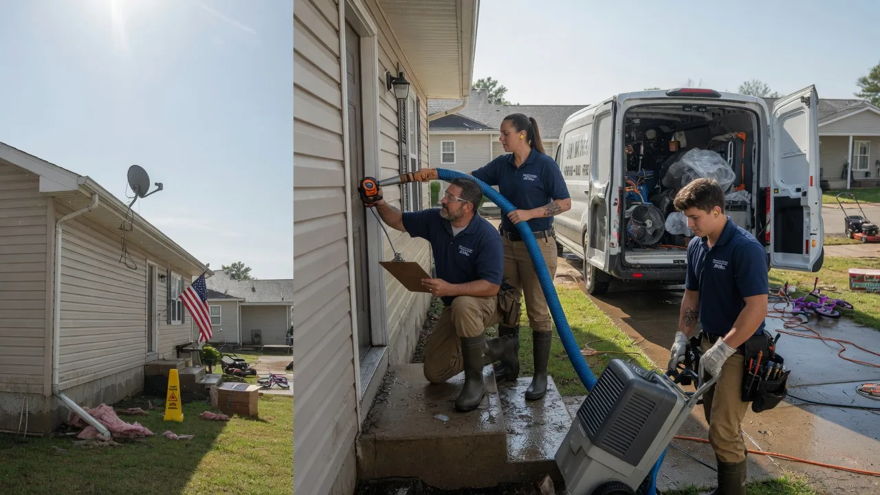 Ceiling Water Damage Restoration in Mogadore, OH near me